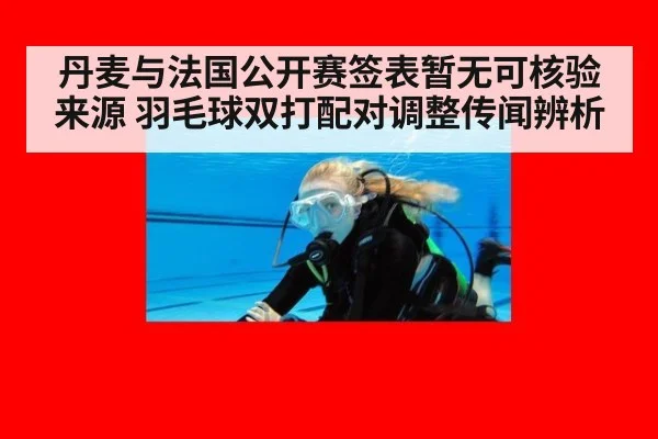 丹麦与法国公开赛签表暂无可核验来源 羽毛球双打配对调整传闻辨析